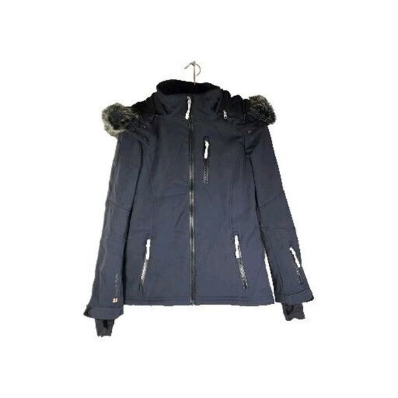 Sweaty Betty Women's Exploration XS Black Recco Hooded Softshell Ski Jacket - Picture 1 of 14